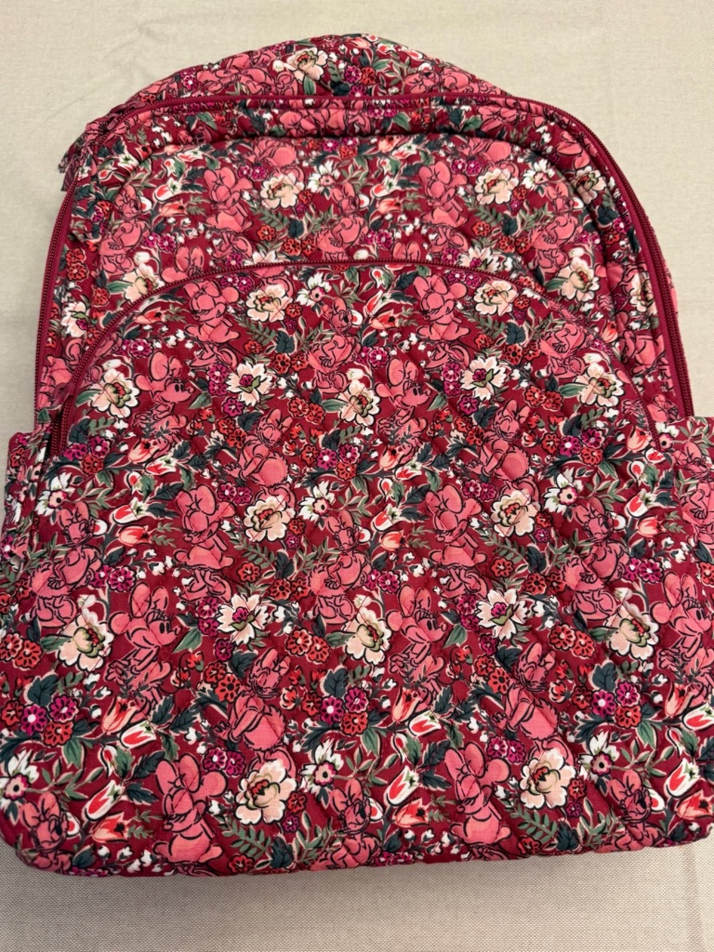 Vera Bradley Essential Large Backpack Minnie Mouse & Daisy Duck Backpack NWT